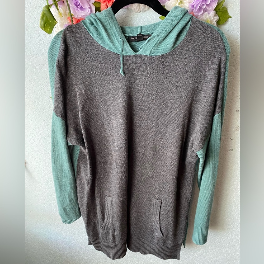 banana republic knit hoodie